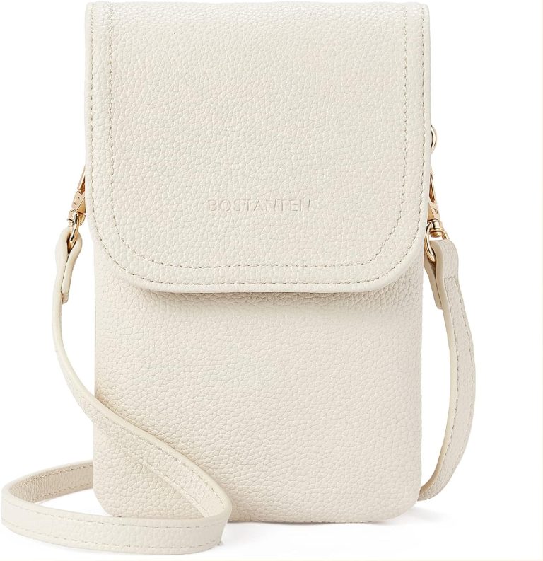 Vegan Leather Small Crossbody Bags for Women Designer Cell Phone Bag Wallet Purses Adjustable Strap